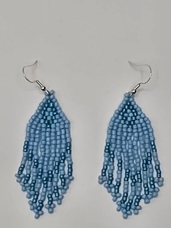 Hyacint Brick Stitch oorbellen