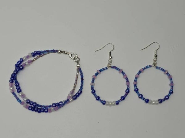 Juliette - set: armband & oorbellen