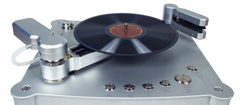 Eine Schellack-Platte bei Vinylclean reiningen