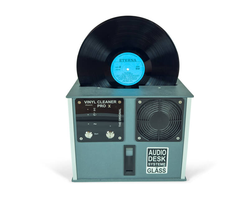 Die Ultraschall-Plattenwaschmaschine Gläss Pro X bei Vinylclean