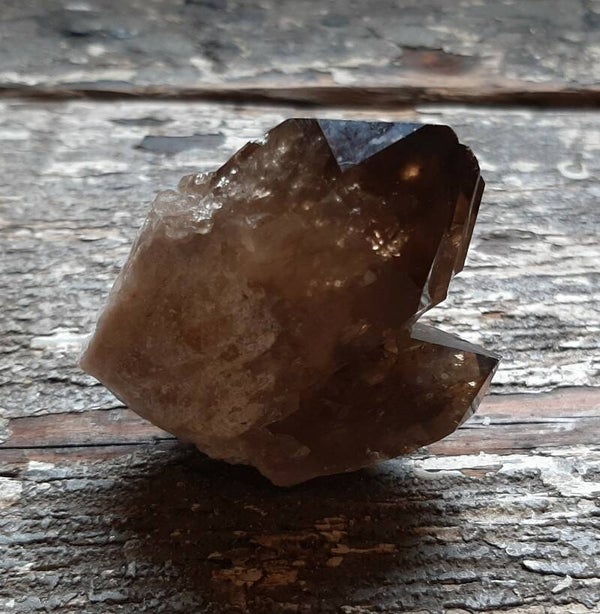 Citrien kristalpunt cluster