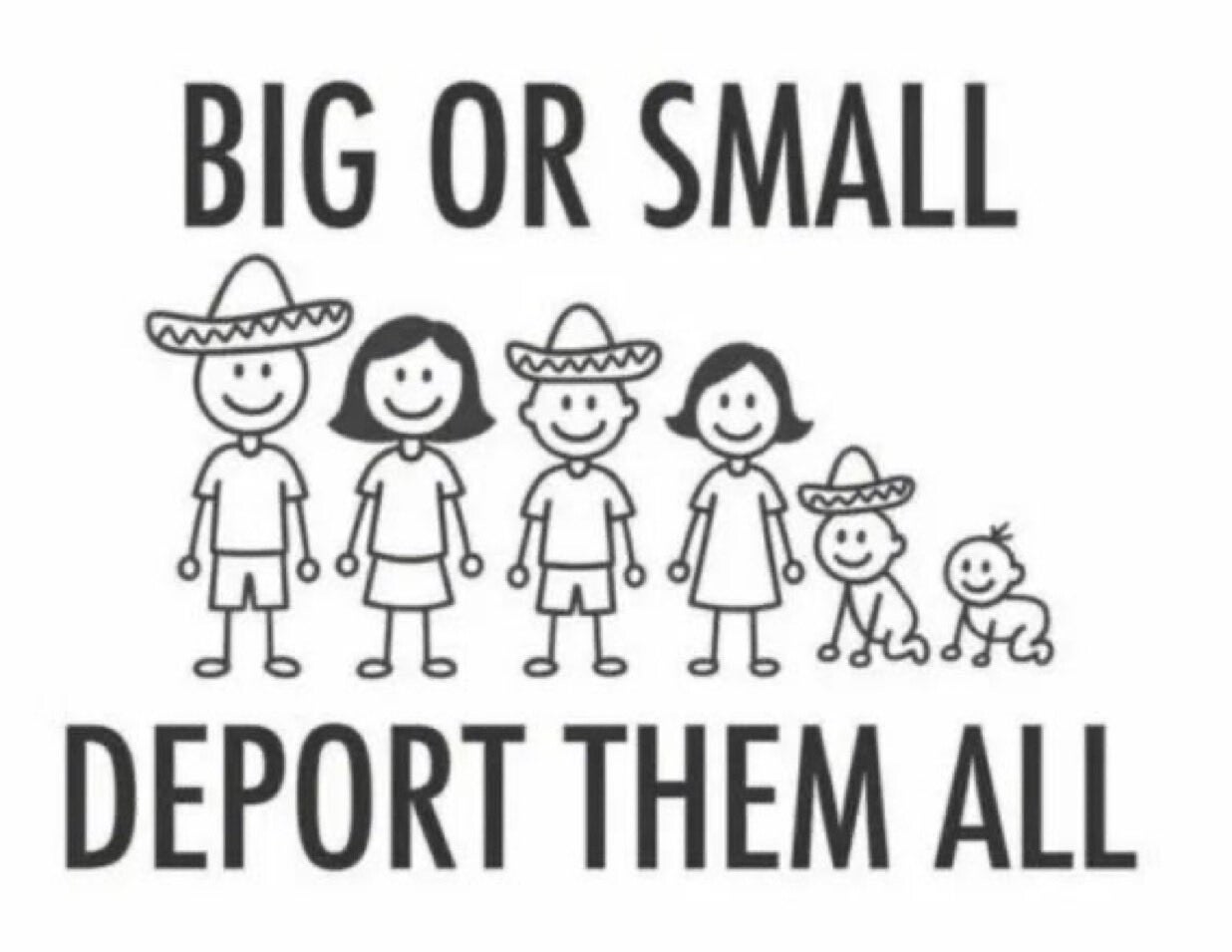 Big or Small Vinyl Sticker