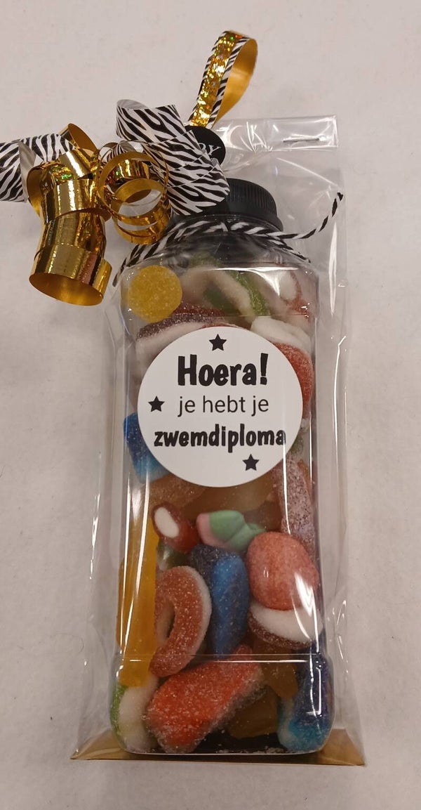 Snoepflesje zwemdiploma