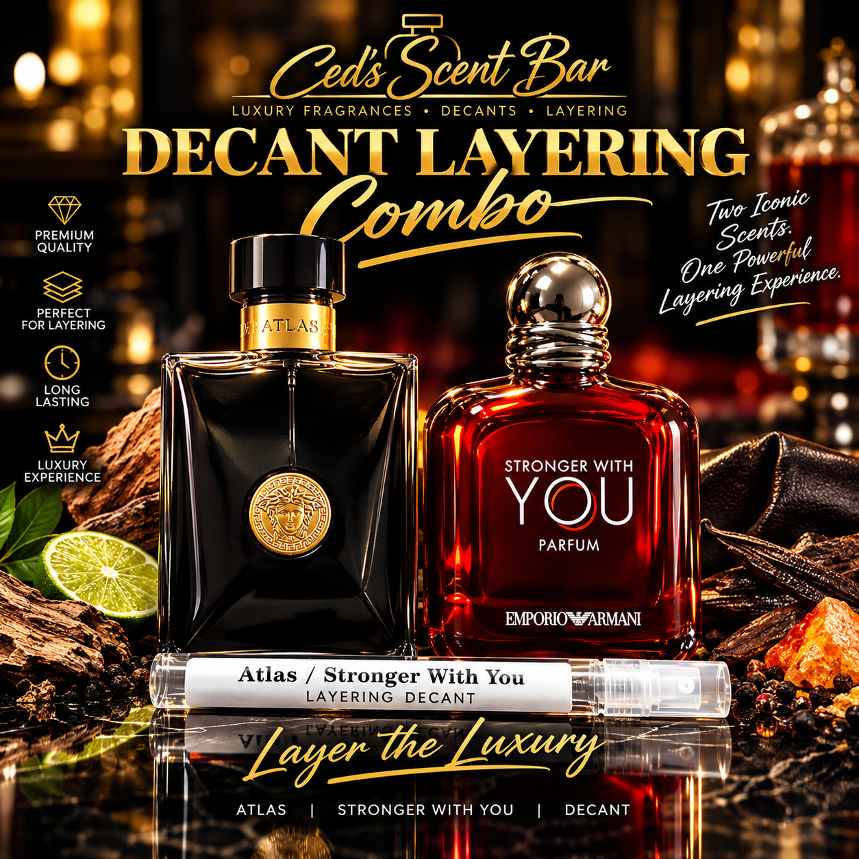 Stronger with you Mixed with Versace Noir