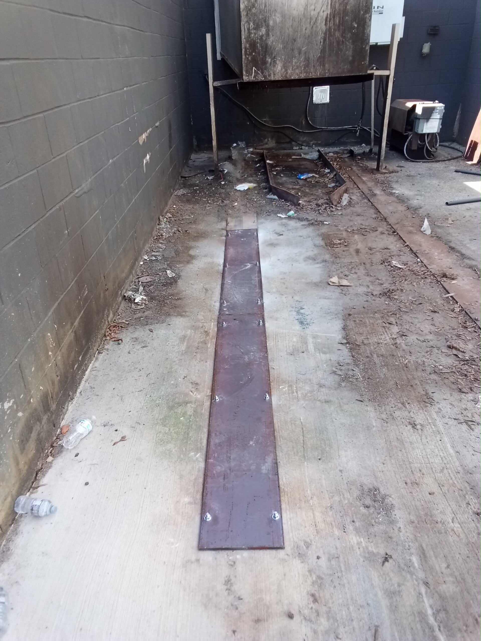 Commercial demolition and debris removal during an ATC Services remodel