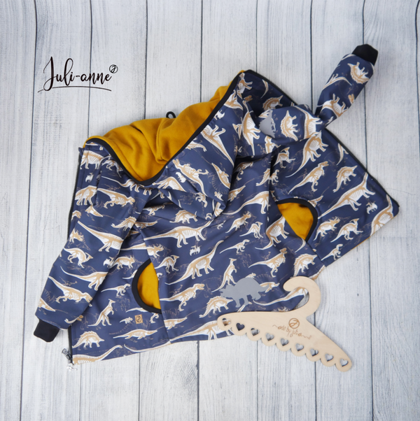 Softshell Jacke Dino Skelett