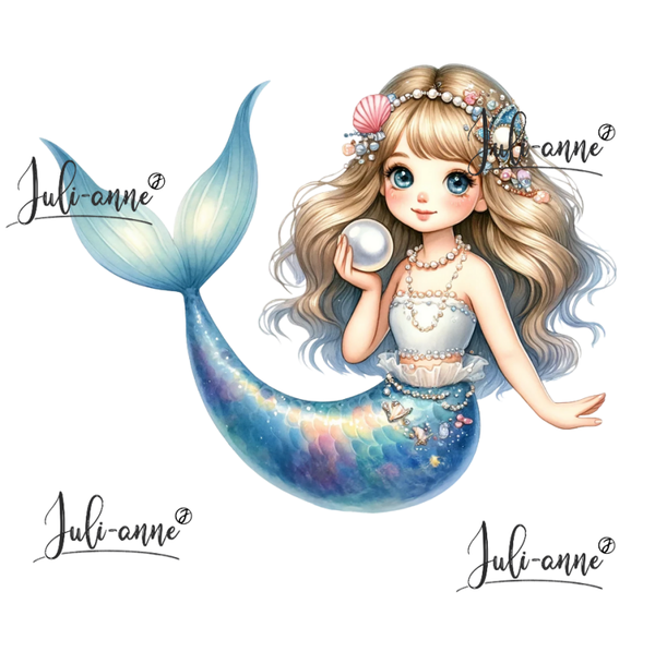 Bügelbild MERMAID CUTIE 12 Perle