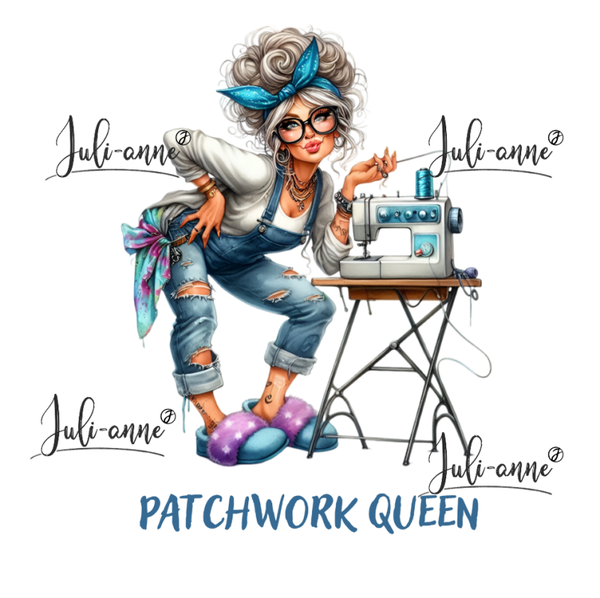 Bügelbild SEWING SISTERS - PATCHWORK QUEEN