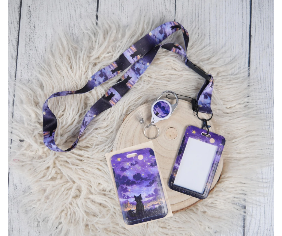 Karten-Hülle für Bus- oder Essenskarte - KATZE