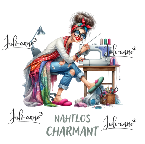 Bügelbild SEWING SISTERS - Nahtlos charmant