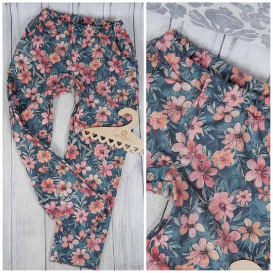 Outdoor-Hose Damen Softshell Autumn Flowers