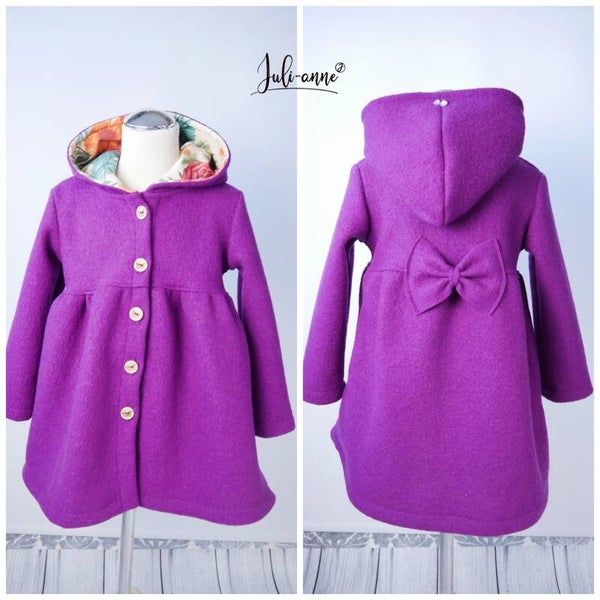 Jumi Mädchen Jacke / Mantel Walk Fuchsia