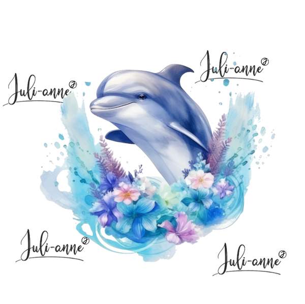 Bügelbild AQUA DELFIN 1