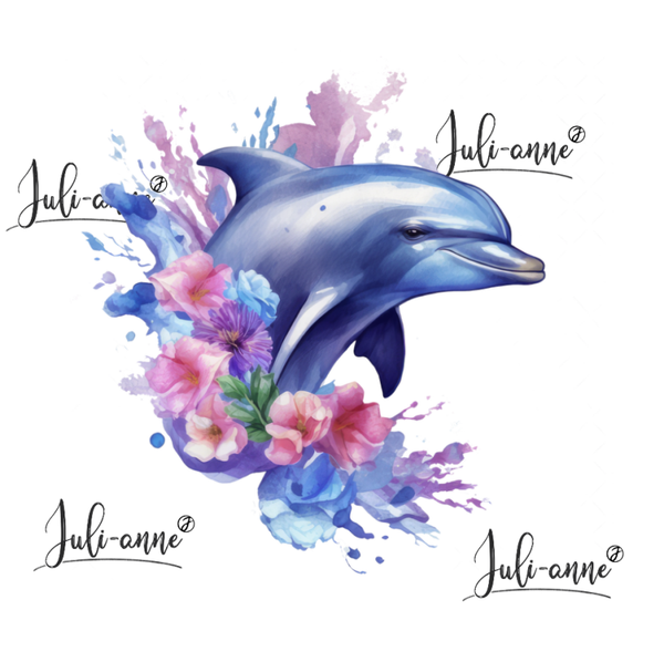 Bügelbild AQUA DELFIN 2