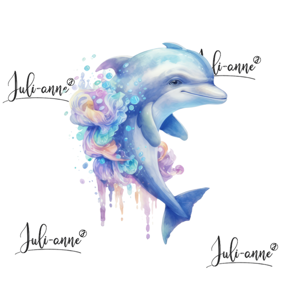 Bügelbild AQUA DELFIN 3