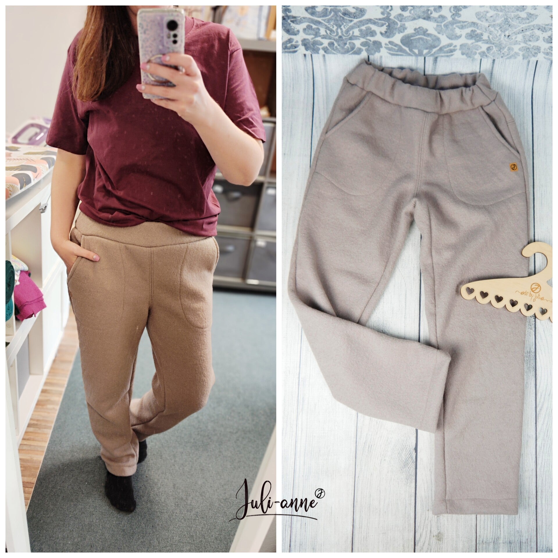Outdoor-Hose Damen Walk Taupe