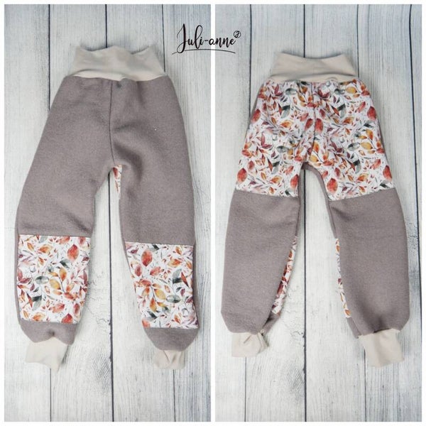 Walk-Hose Taupe mit Softshell Verstärkung