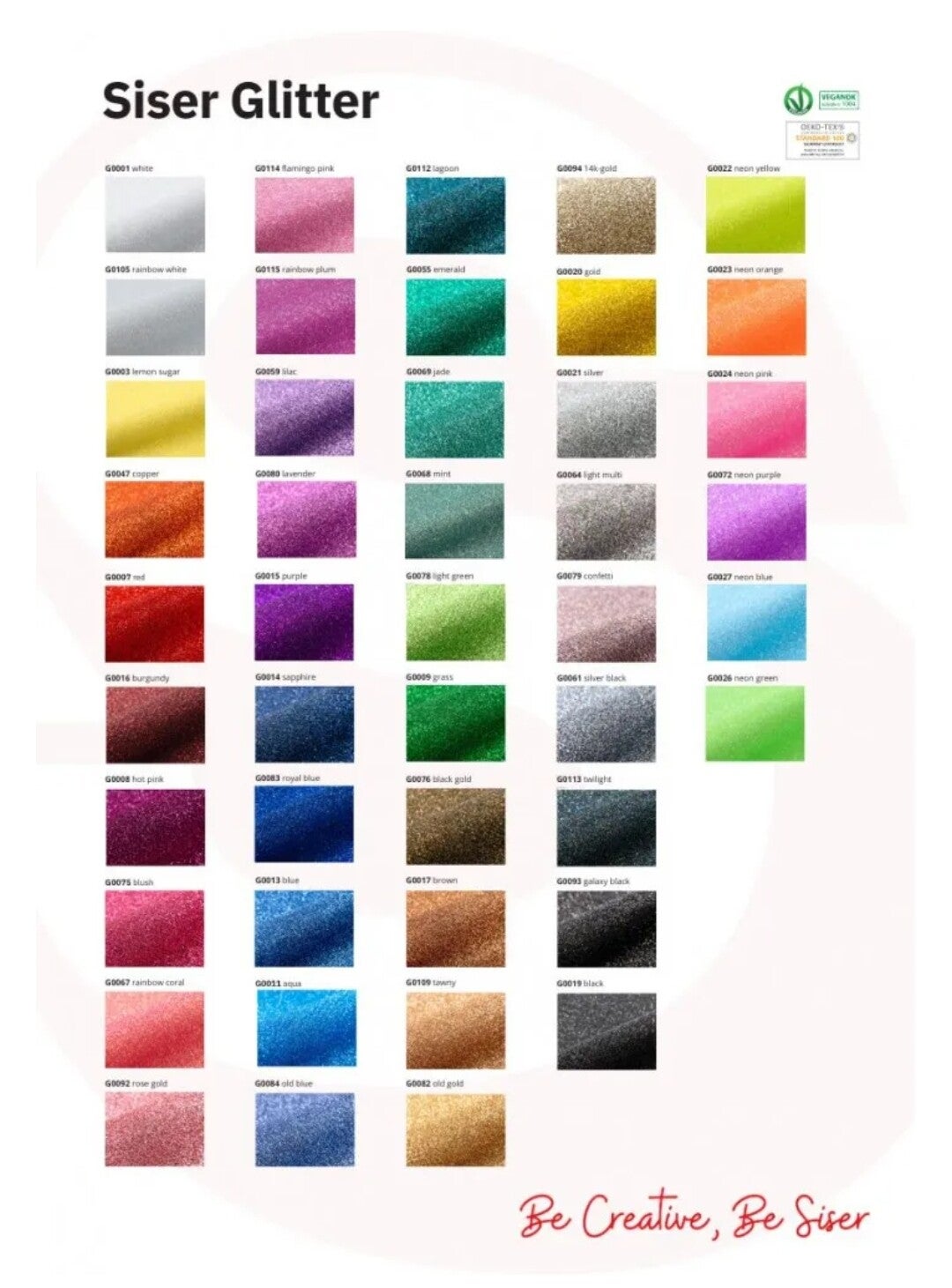 Siser Glitter - Glitzer Flexfolie