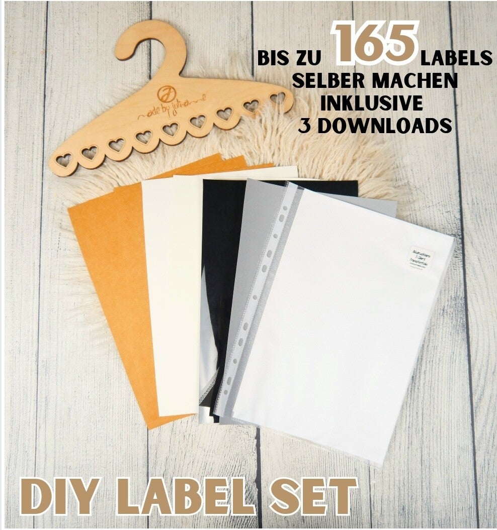 Großes DIY Label Set inklusive Download