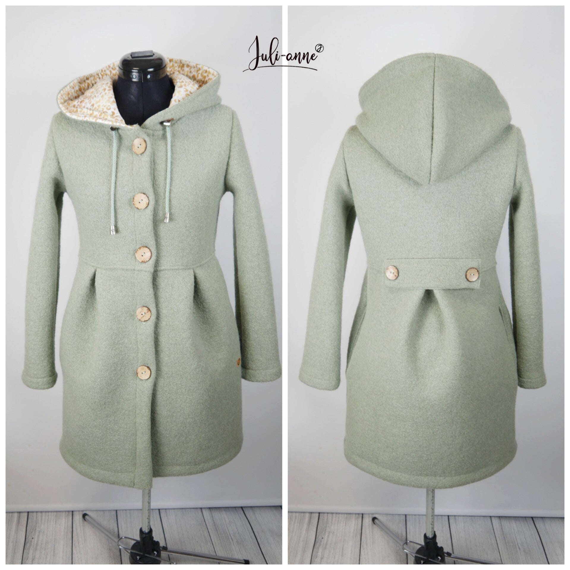 Jumi Mantel BIO Softwalk Nebelgrün #Riegel