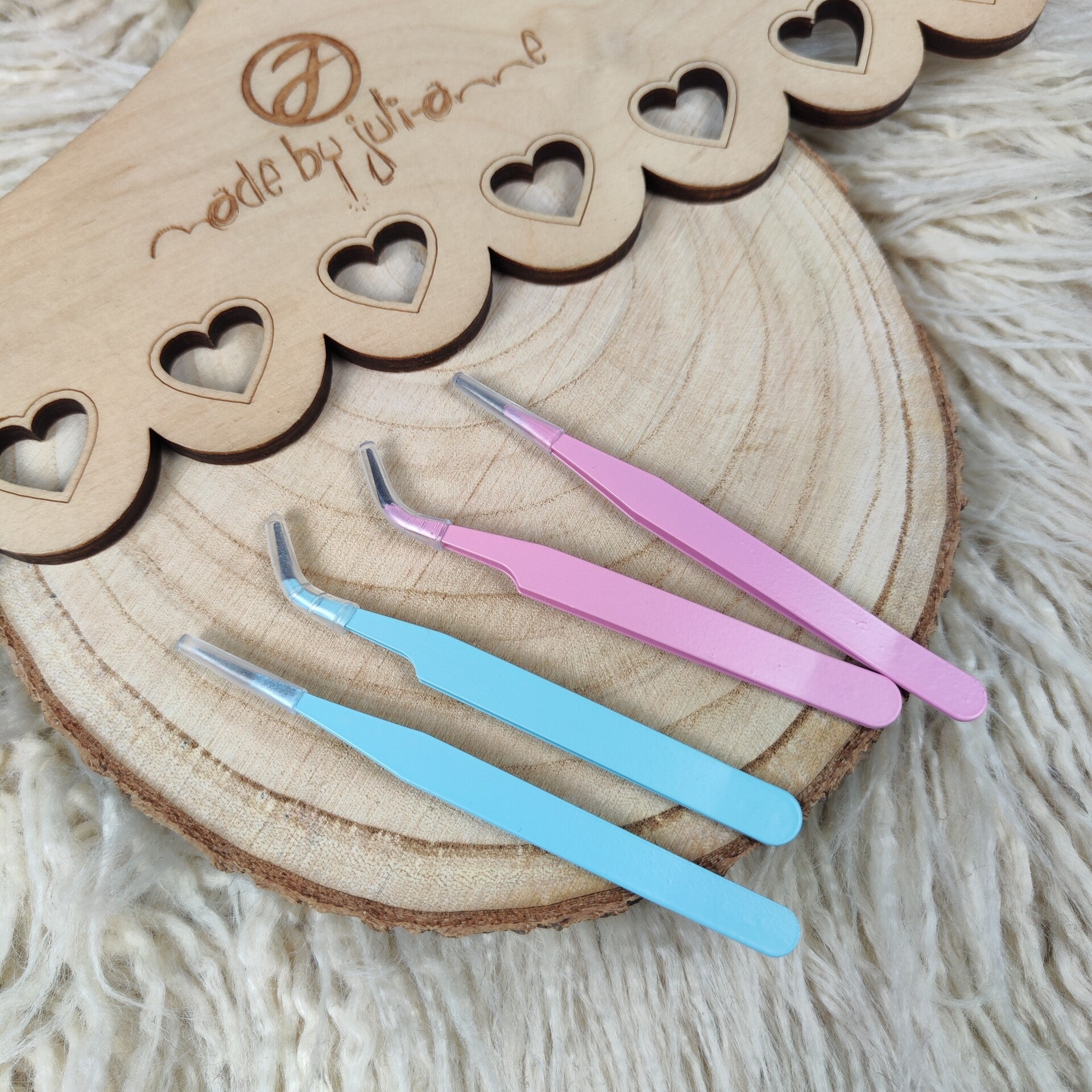 Pinzetten Set - Mint / Rosa