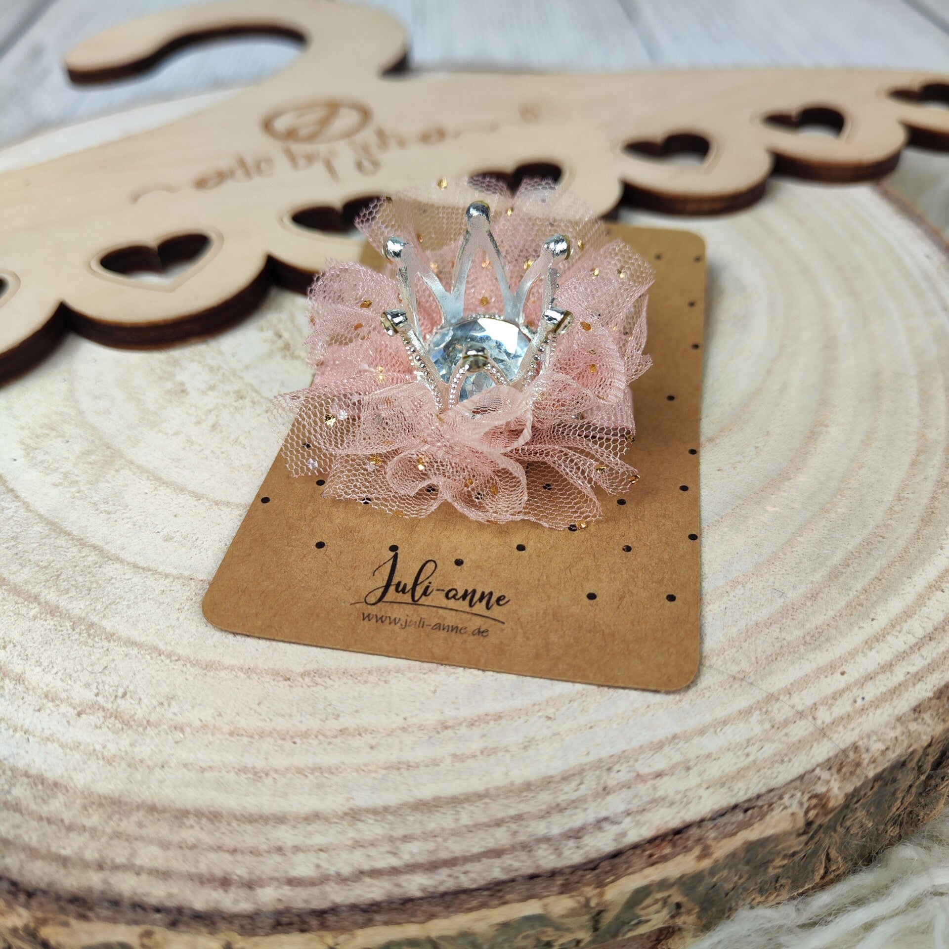 Schleifen Haar-Clip Krone