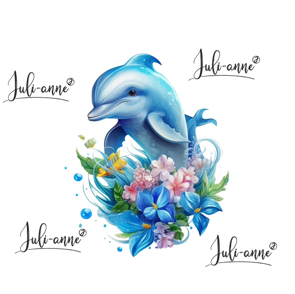 Bügelbild AQUA DELFIN 4