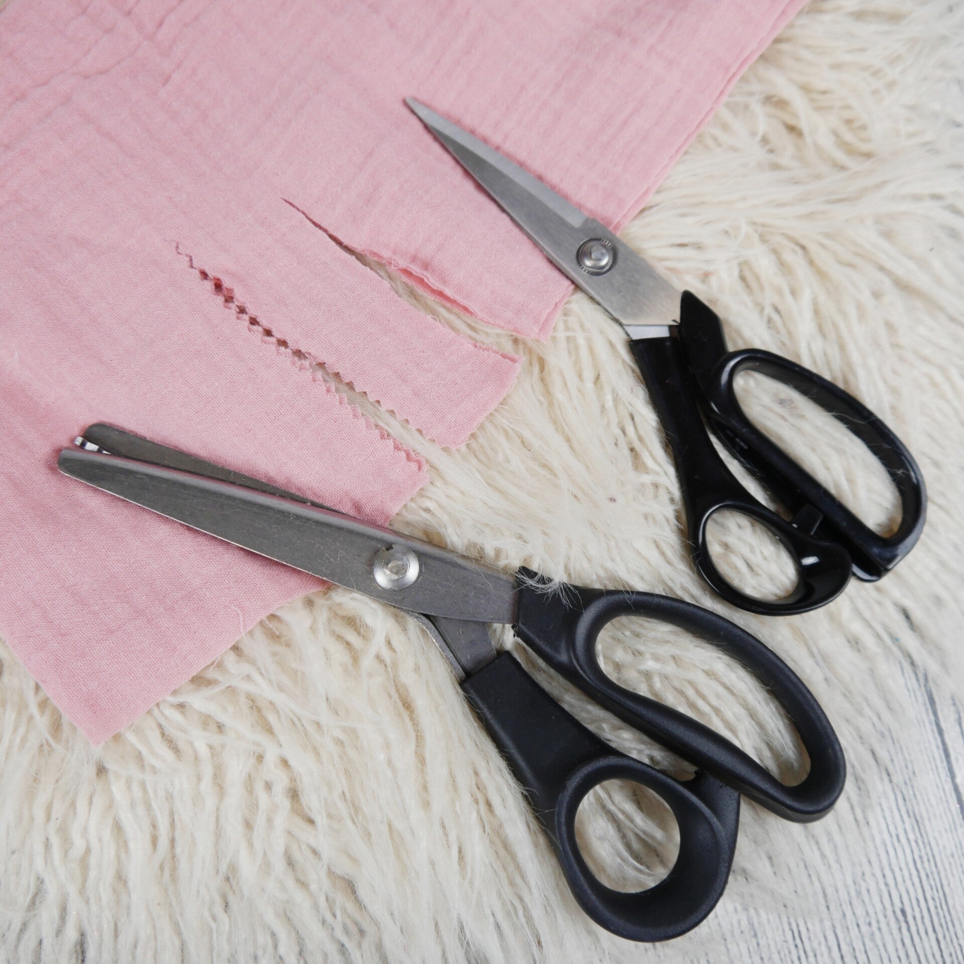 Stoff Scheren Set - Gerade + ZickZack
