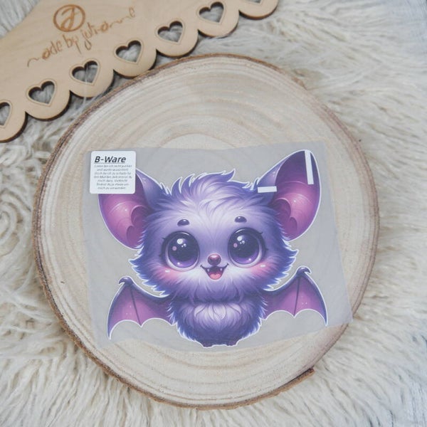 B-WARE! Bügelbild Fledermaus 1