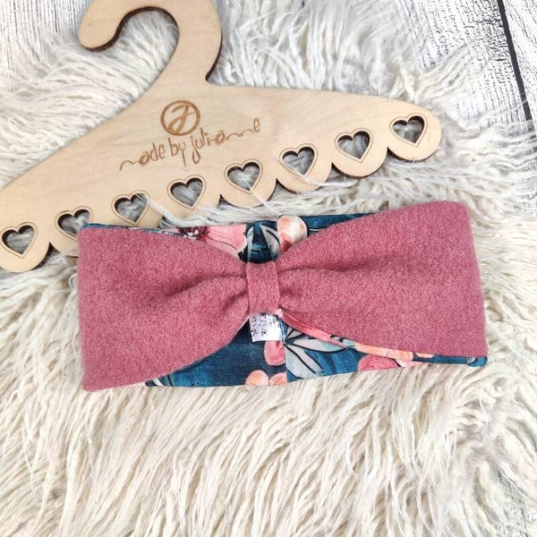 KU 46/48 Knoten Stirnband - Walk Koralle