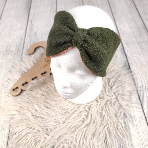 KU 48/50 Knoten Stirnband - Walk Tannengrün