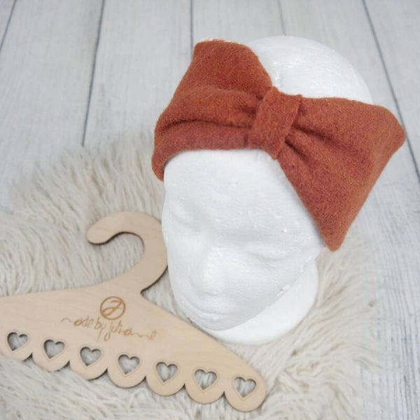 KU 56/58 Knoten Stirnband - Walk Blutorange