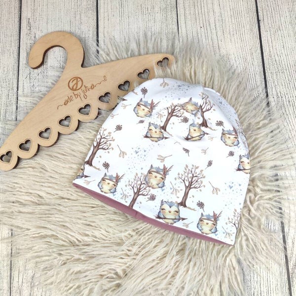 47-54 Beanie Boho Eule #Übergang