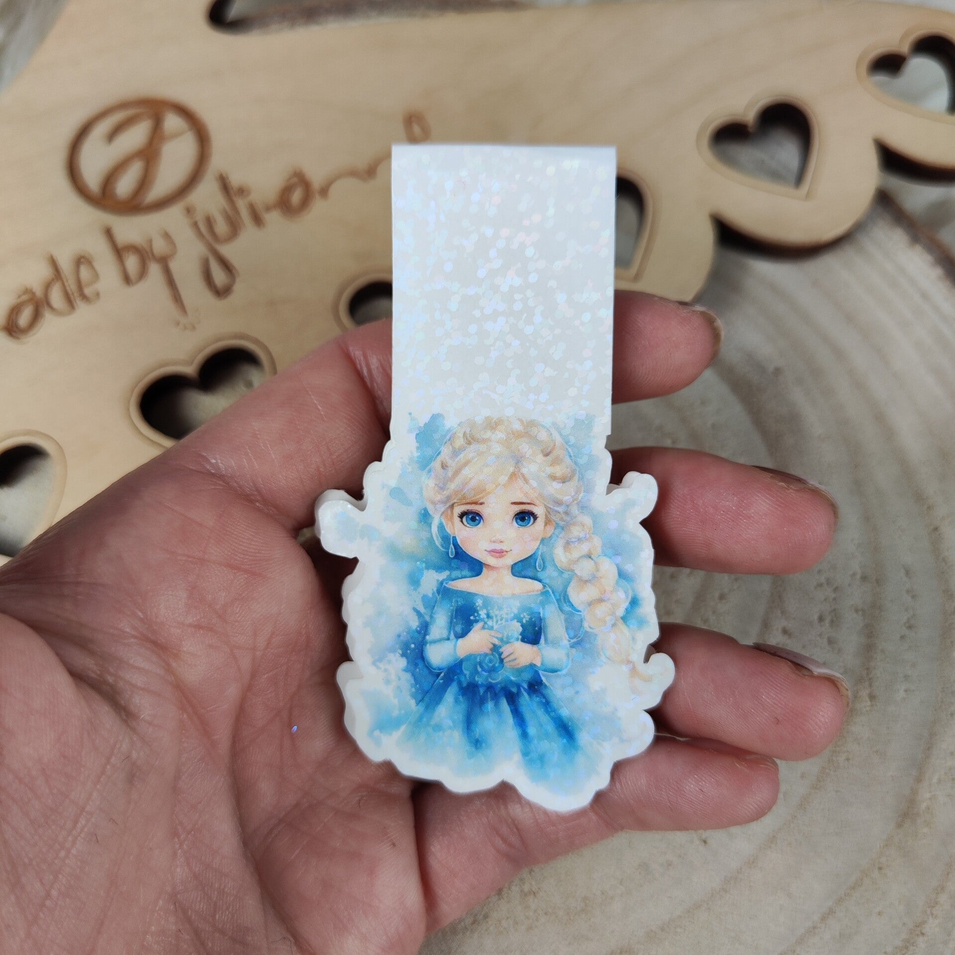 Magnet - Lesezeichen - EISPRINZESSIN - personalisierbar