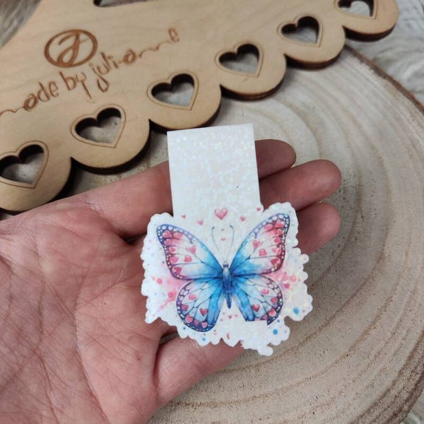 Magnet - Lesezeichen - Lovely Butterfly - personalisierbar