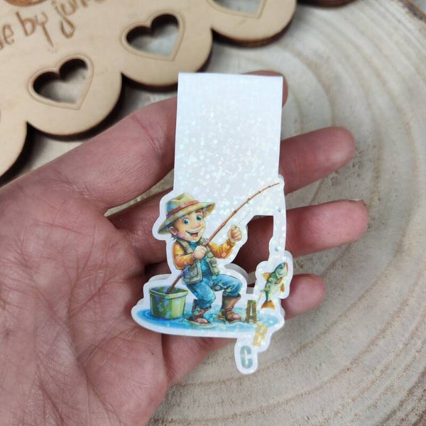 Magnet - Lesezeichen - ABC Angler  - personalisierbar