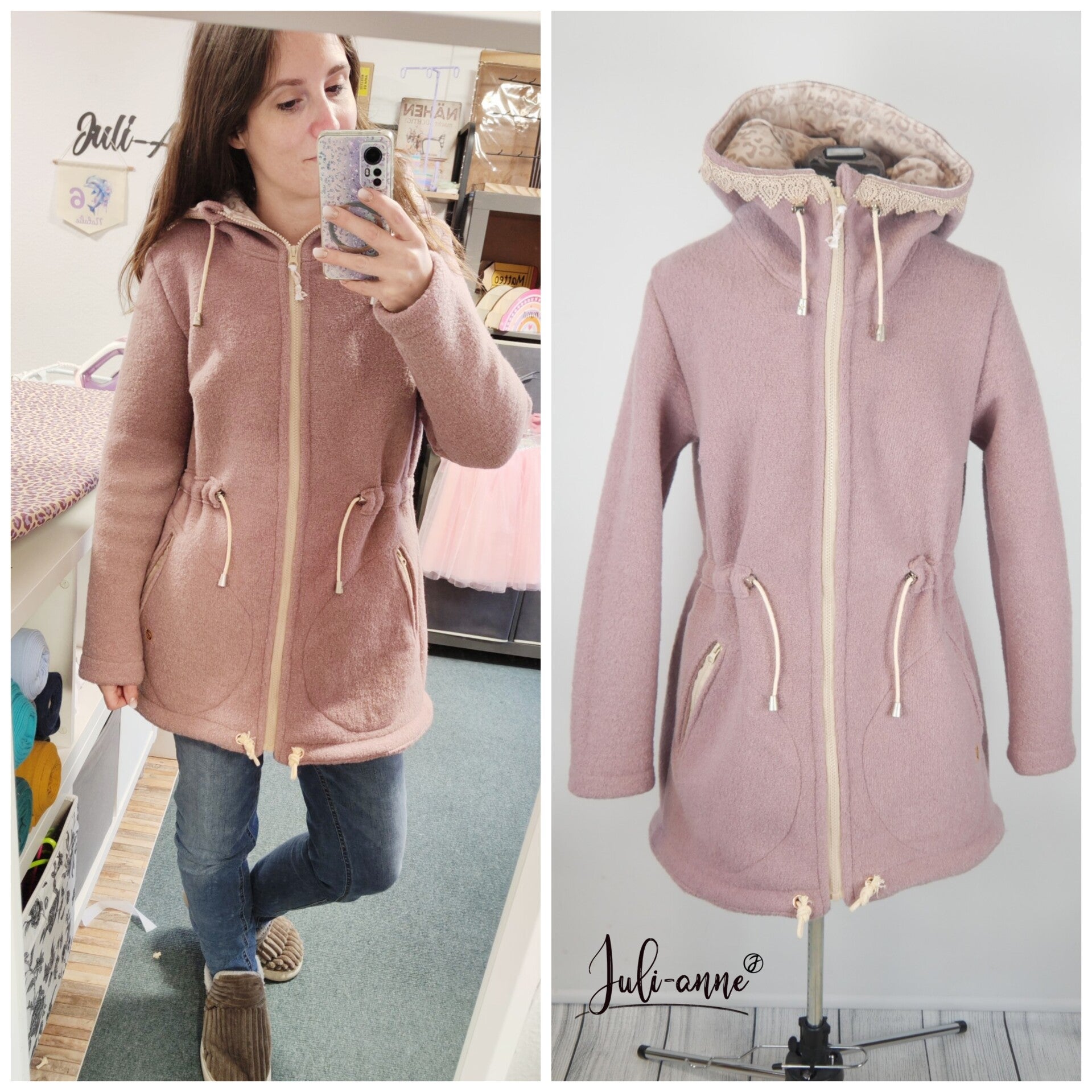 Damen Parka BIO Softwalk Woodrose