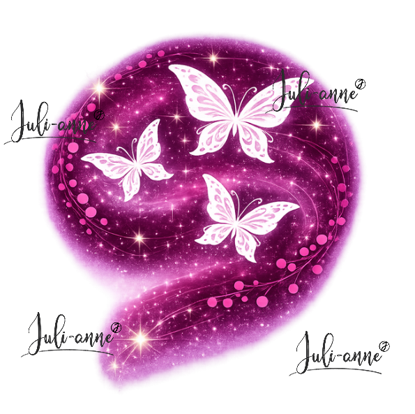 Bügelbild BUTTERFLY INA