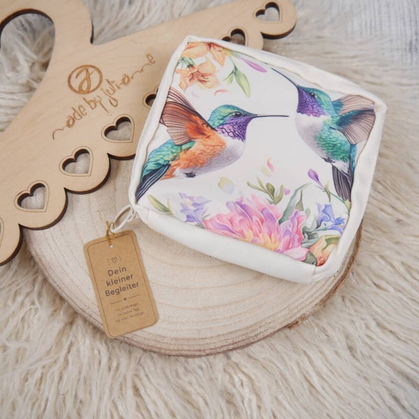 Mini Kosmetik & erste Perioden Täschchen für Mädchen - KOLIBRI