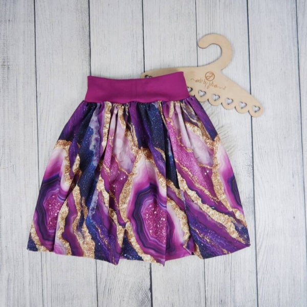 146/152 Rock Fake Gold Glitter Lilac