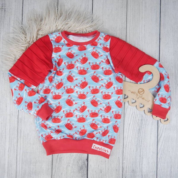 116 Pullover Max Krabben mit Biesen
