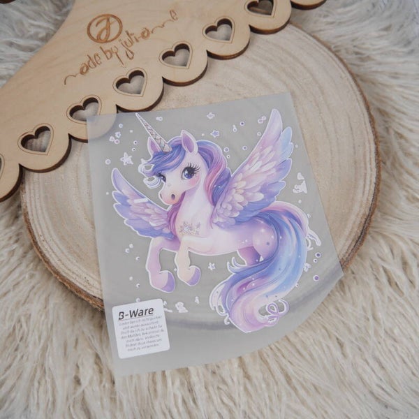 B-WARE! Bügelbild Pegasus