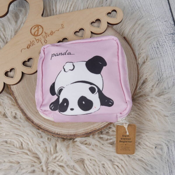 Mini Kosmetik & erste Perioden Täschchen für Mädchen - PANDA