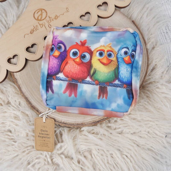 Mini Kosmetik & erste Perioden Täschchen für Mädchen - FUNNY BIRDS