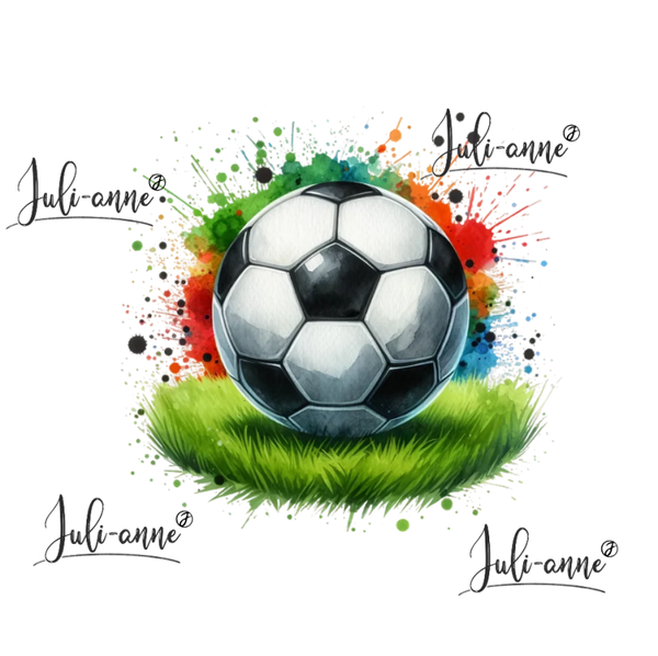 Bügelbild FUSSBALL