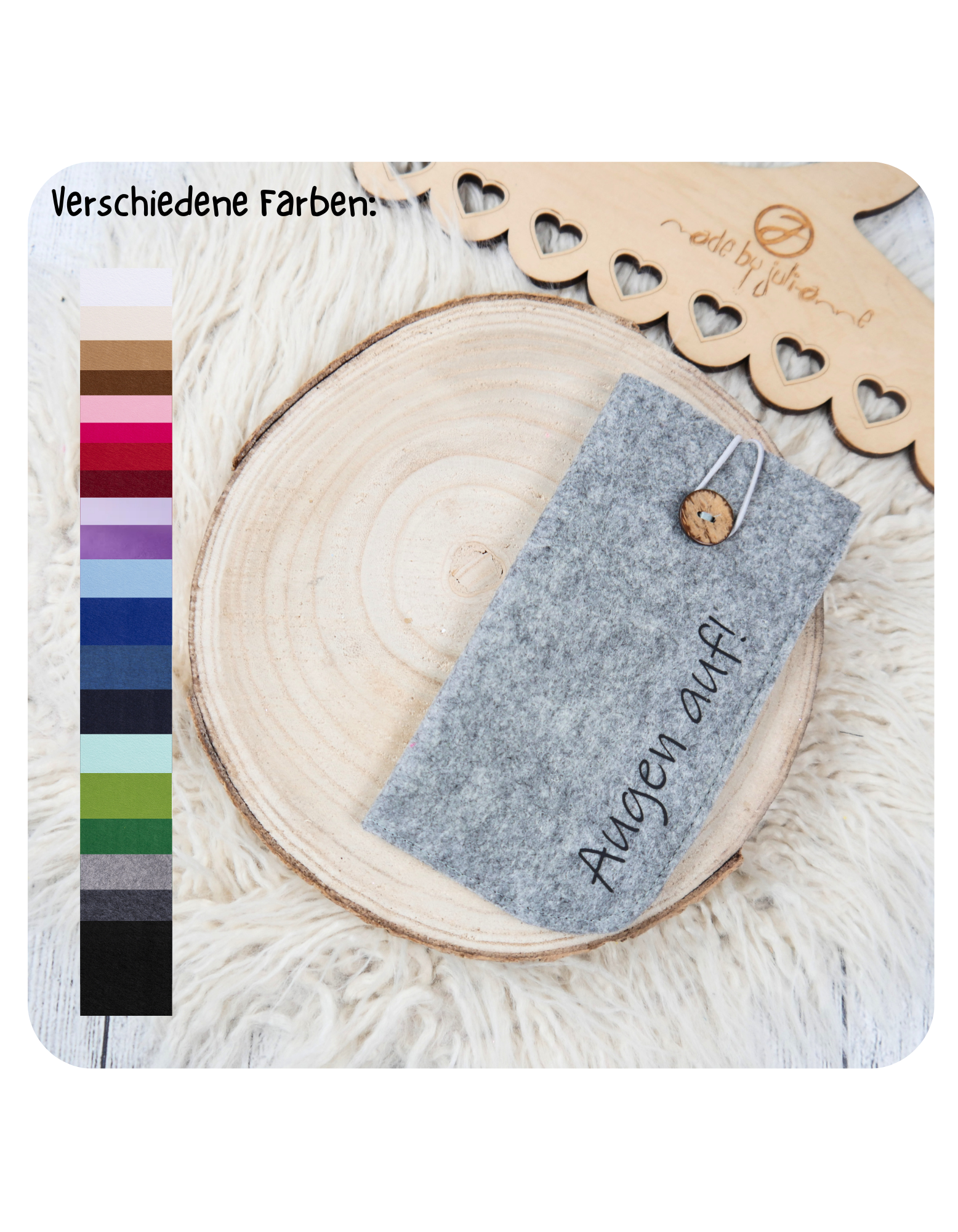 Brillen Etui - Augen auf!