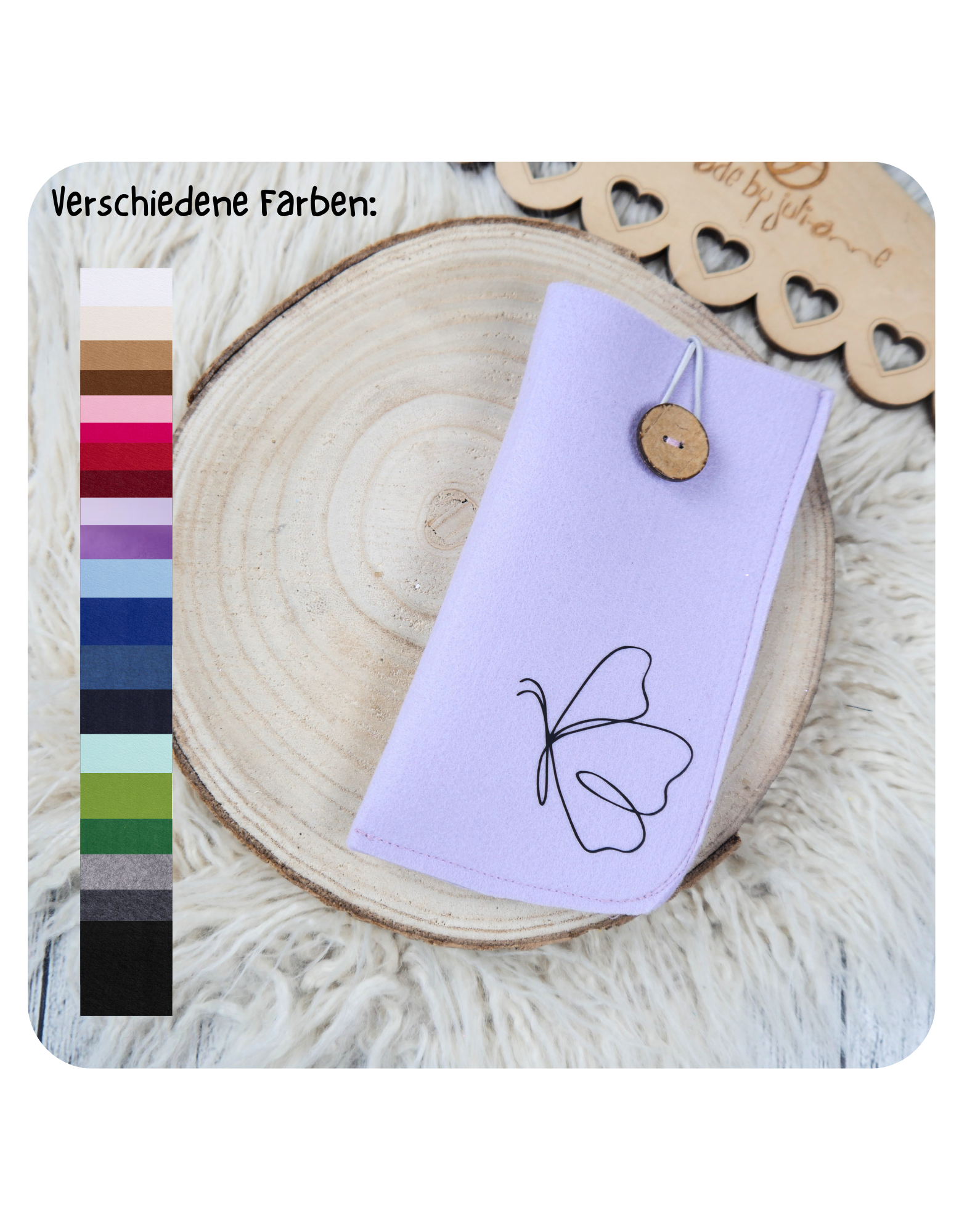 Brillen Etui - Schmetterling 1