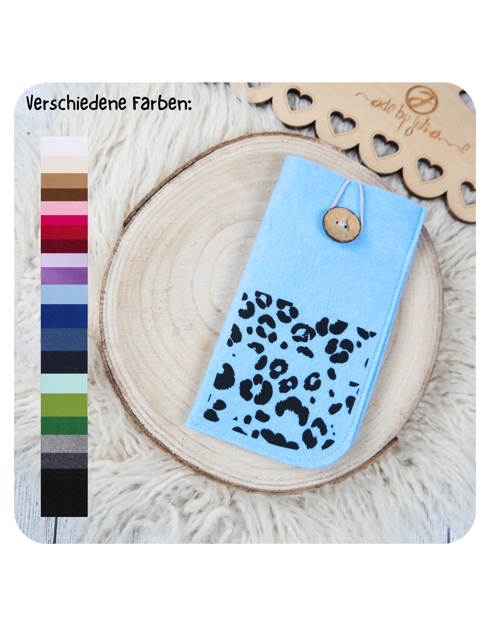 Brillen Etui - Leo Muster