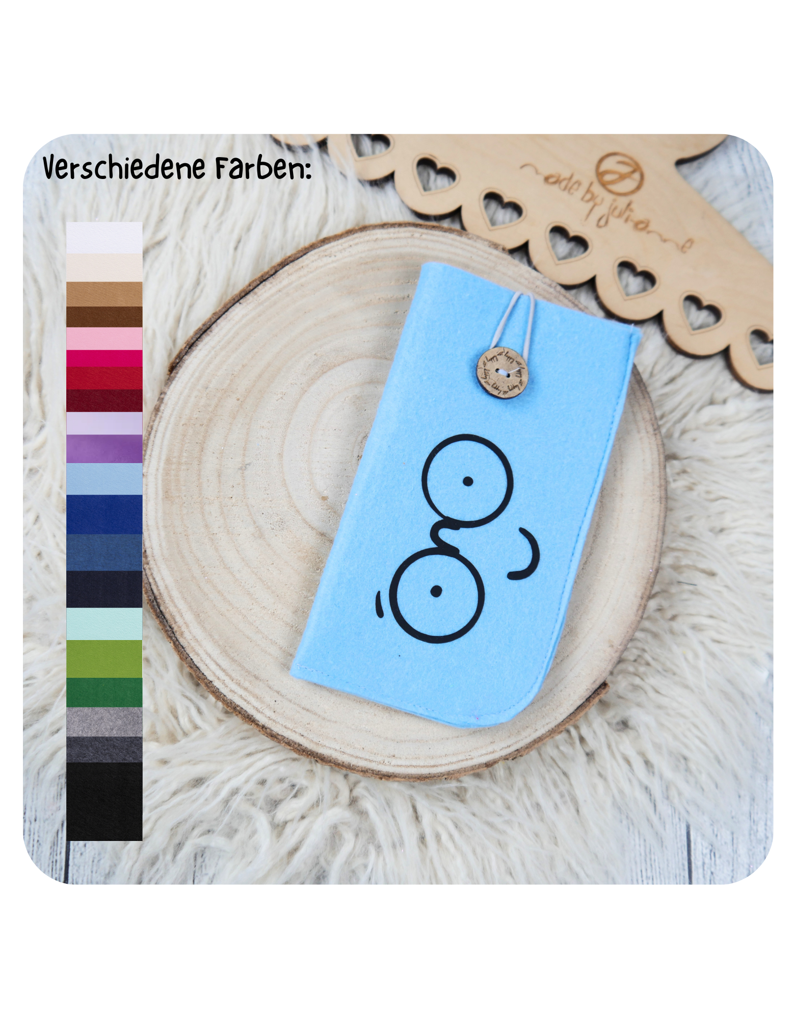Brillen Etui - Sonnenbrille Smiley