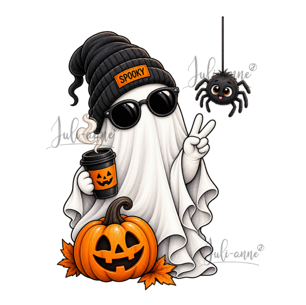 Bügelbild - Geist spooky